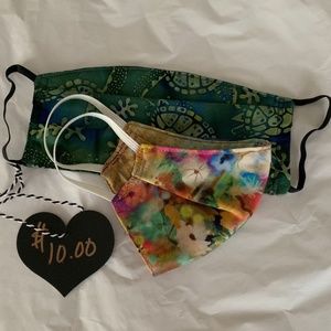 Hand Made Batik Face Masks (2)